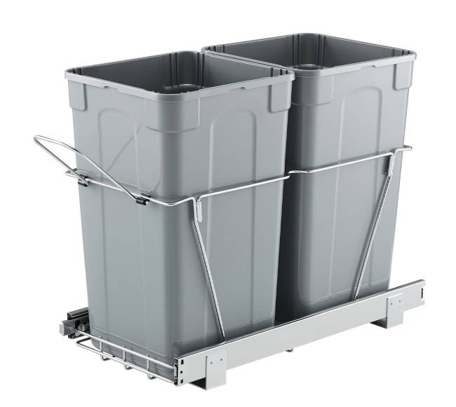 Ištraukiamas dvigubas atliekų konteineris0