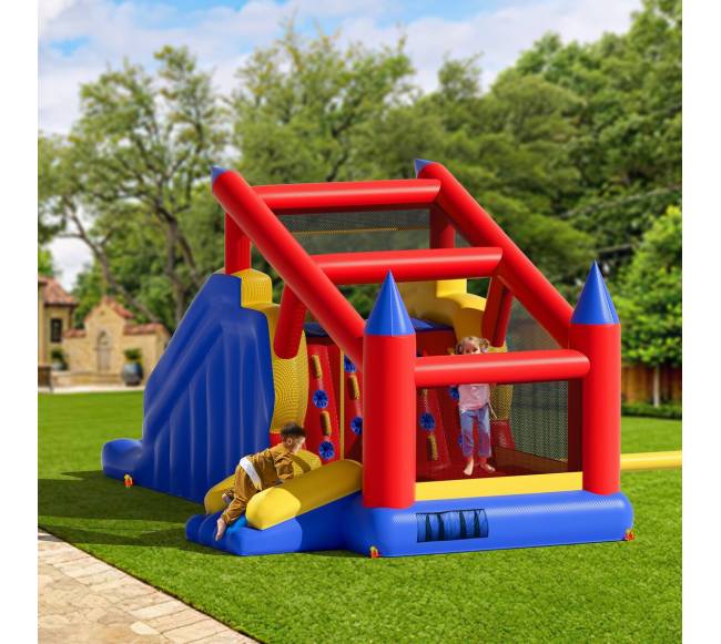 Pripučiamas žaidimų namelis su čiuožykla7