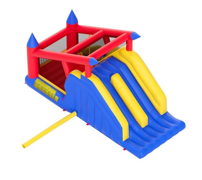 Pripučiamas žaidimų namelis su čiuožykla9