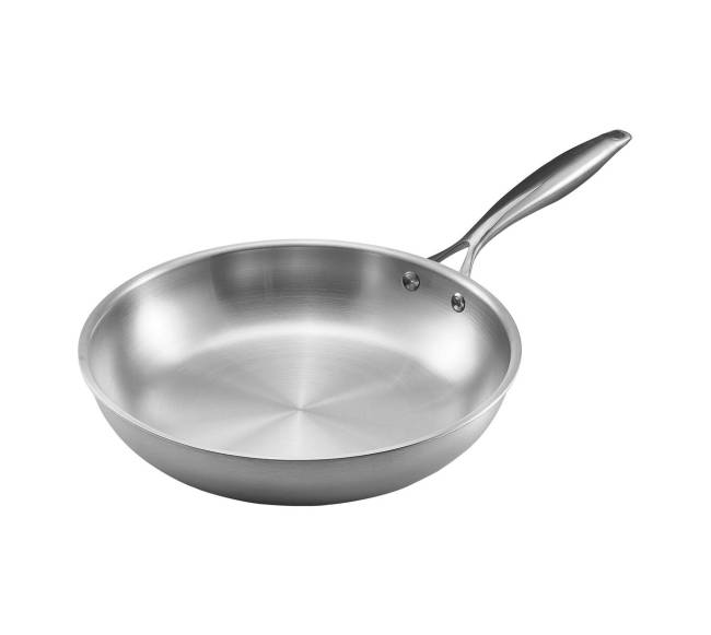 Trigubo nerūdijančio plieno keptuvių rinkinys0