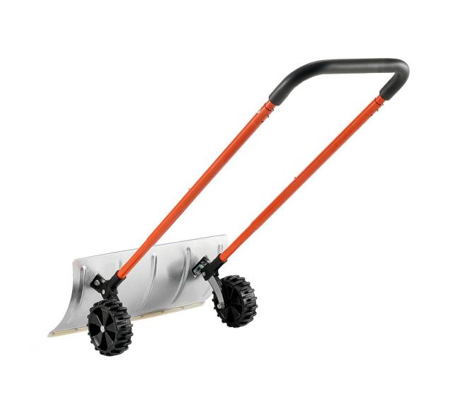 Sniego stūmiklis su ratais 61 cm plieno kastuvas8