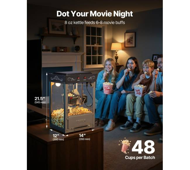 Stalinis spragėsių gaminimo aparatas 800W, juodas1