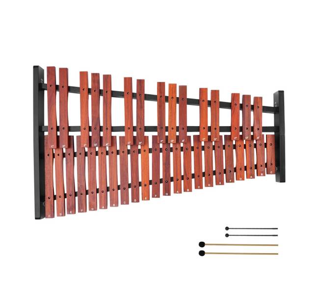 Medinis ksilofonas su 37 natomis ir stovu8