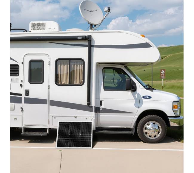 50W 12V saulės baterijos įkroviklis automobilis valtis7