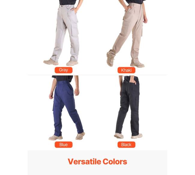 Atsparūs ugniai vyriški kargo kelnės5