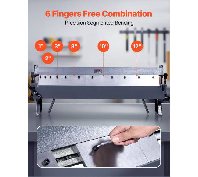 Metalinis lenkimo stabdys su 6 segmentais3