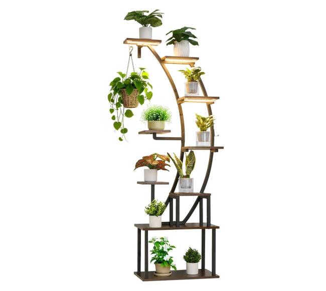 Vidinis gėlių stovas su augimo lempomis10