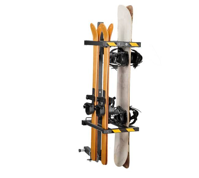 Sulankstomas slidžių ir snieglenčių laikiklis automobiliui10