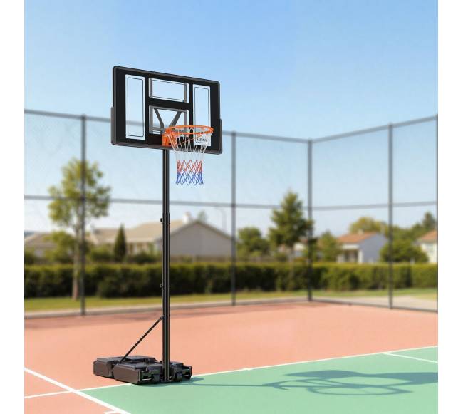 Reguliuojamas krepšinio stovas su ratukais7