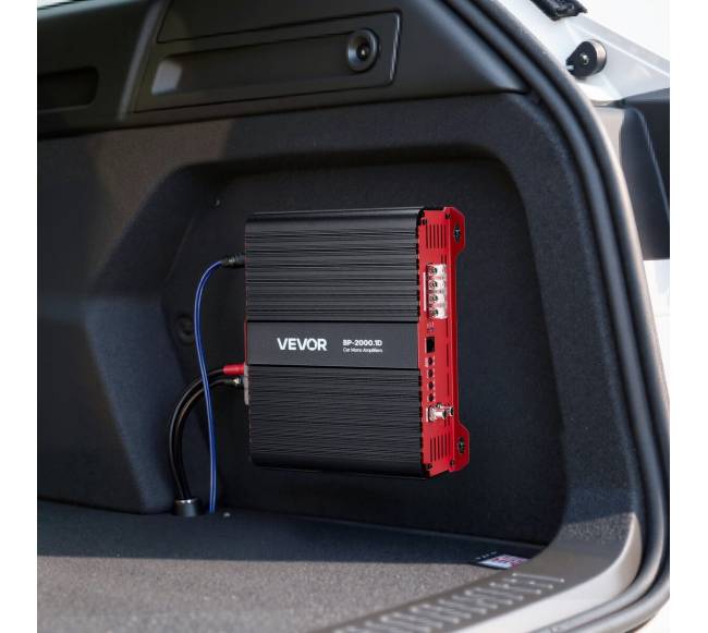 Vienos kanalo automobilinis stiprintuvas 2000W7