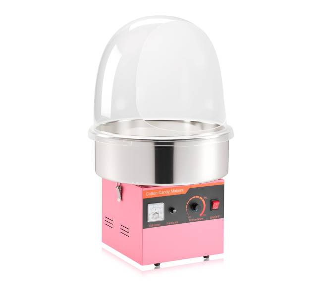 Elektrinė cukraus vatos mašina su dangčiu0