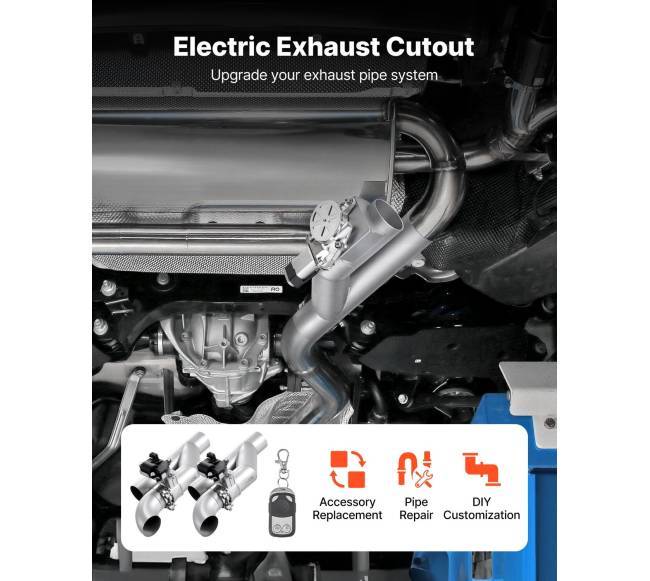 Elektrinis duslintuvo vožtuvas, 63,5 mm, 2 vnt.1