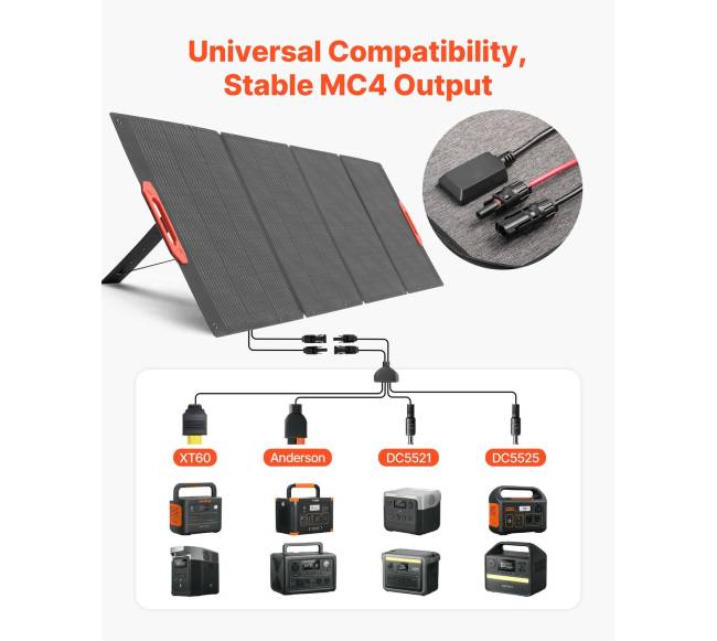 300 W sulankstomas monokristalinis saulės modulis2