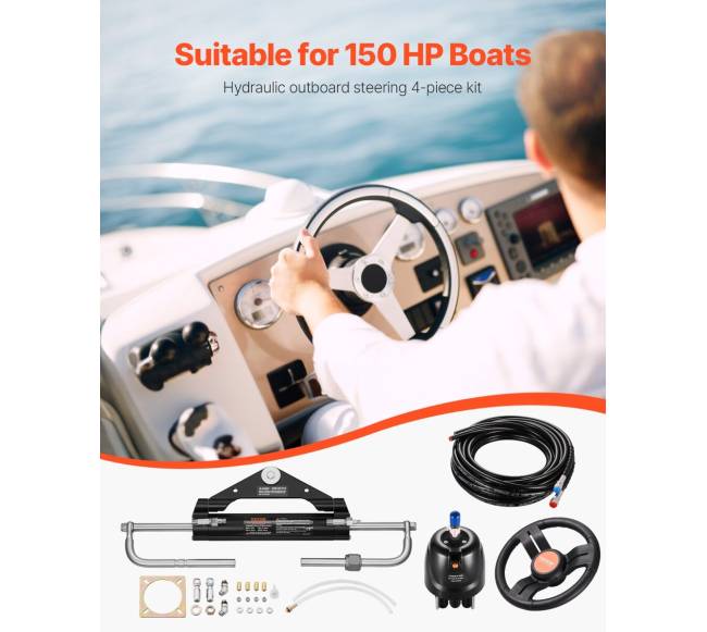 150 AG hidraulinė vairo sistema valtims1