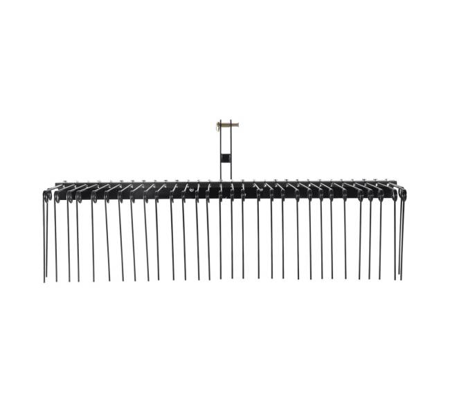 Prikabinamas vejos grėblys su 32 plieniniais dantimis10