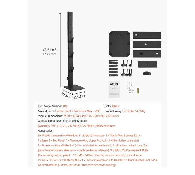 Dyson dulkių siurblio laikiklis6