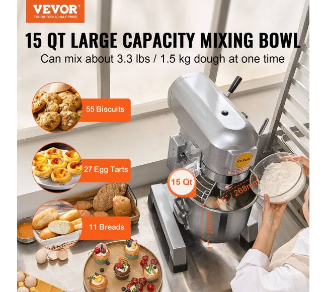 Pramoninė 14L maisto maišyklė restoranui1