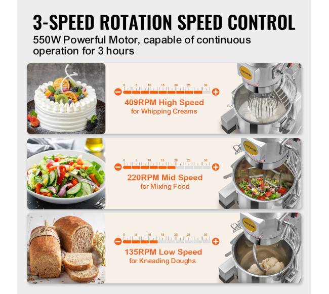 Pramoninė 14L maisto maišyklė restoranui2