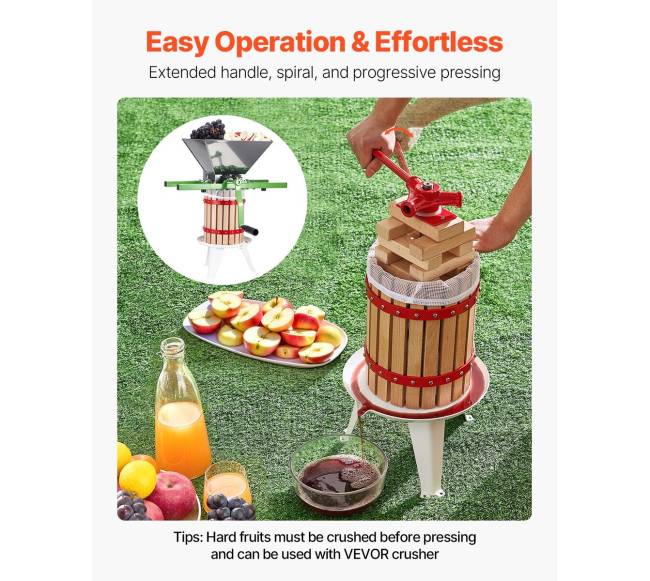 Rankinis vaisių vyno presas 6L3