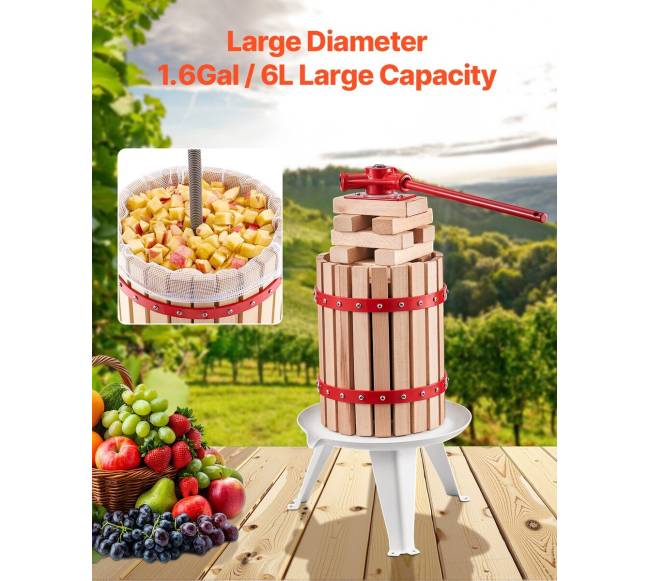 Rankinis vaisių vyno presas 6L4