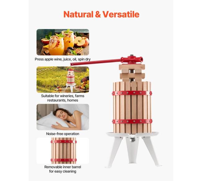 Rankinis vaisių vyno presas 6L5