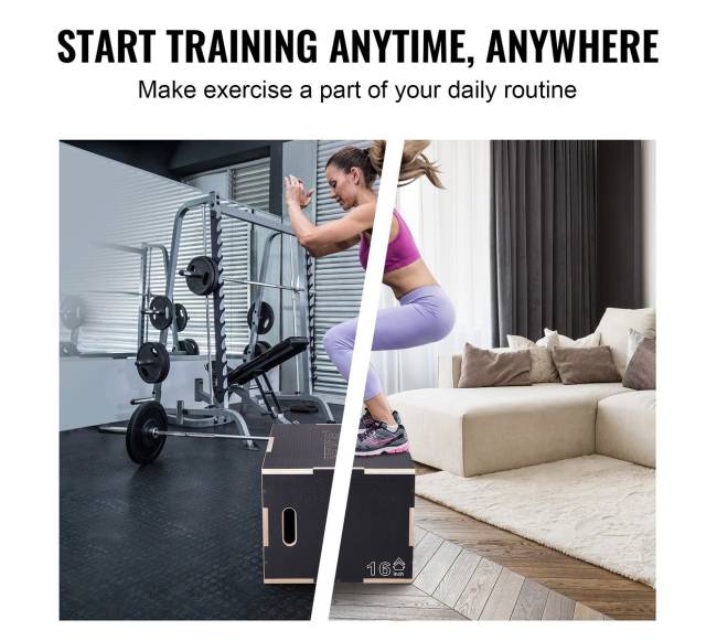 3 in 1 pliometrinė šuolių dėžė medinė5