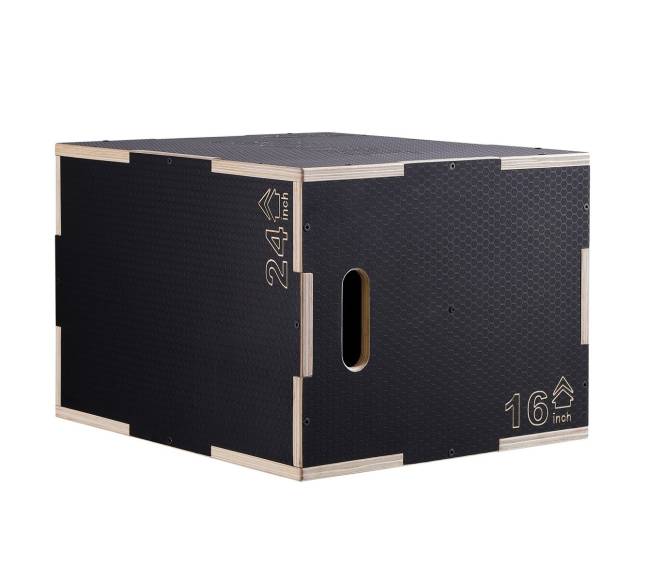 3 in 1 pliometrinė šuolių dėžė medinė9