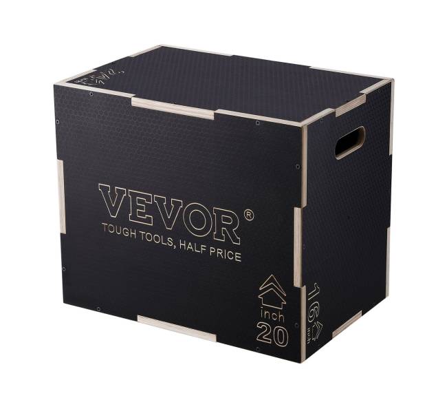 3 in 1 pliometrinė šuolių dėžė medinė10