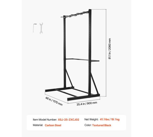 Laisvai stovimas dviračių stovas 5 dviračiams6