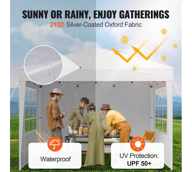 Išskleidžiama 3x3 m pavėsinė su sienelėmis2