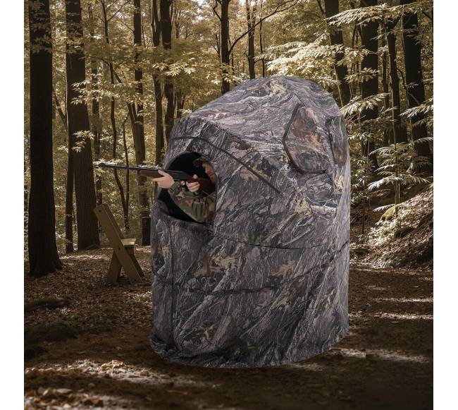 Vienvietė nešiojamai medžioklei tinkama uždanga7