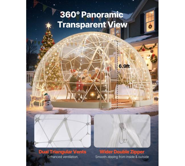 15x9,5 ft lauko kupolo palapinė 10-14 asmenų1