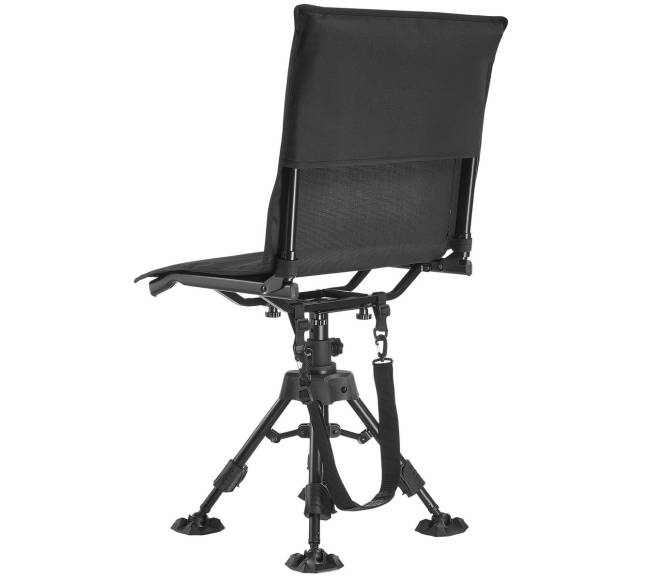 Medžioklės kėdė su tyliai besisukančia sėdyne9