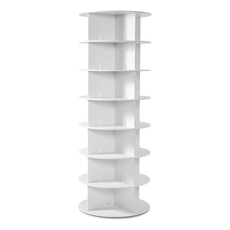 7 lygių besisukantis batų stovas0