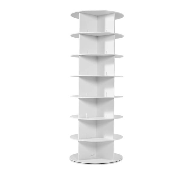 7 lygių besisukantis batų stovas10