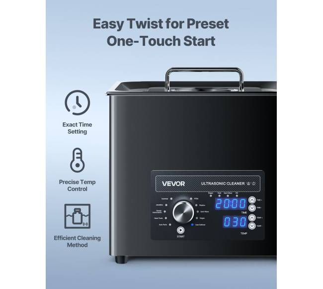 10 l ultragarsinis valiklis laikrodžiams ir juvelyriniams dirbiniams2