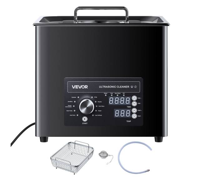 10 l ultragarsinis valiklis laikrodžiams ir juvelyriniams dirbiniams8