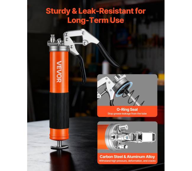 Aukšto slėgio tepalų pistoletas 0,4 l2