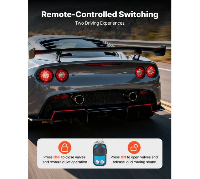 Elektrinis išmetimo vožtuvas su nuotolinio valdymo pultu2