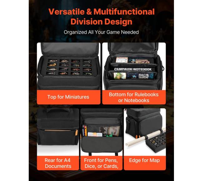 Miniatiūrų nešiojimo krepšys 16 figūrėlių1