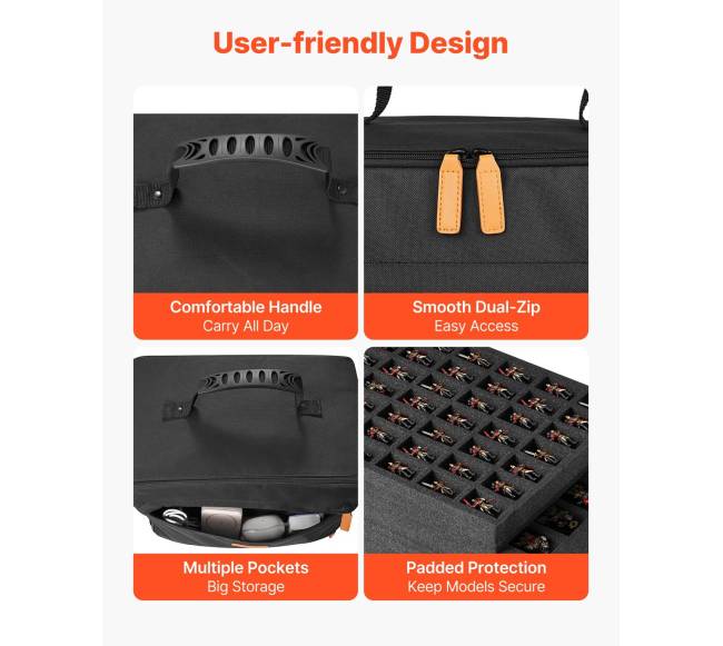 Miniatiūrinių figūrų krepšys su reguliuojama petneša5