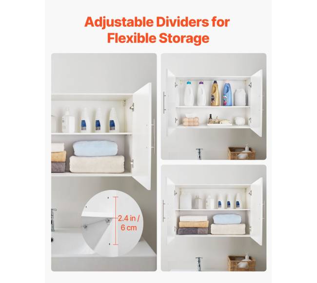 Baltas skalbyklos sieninis spintelė3