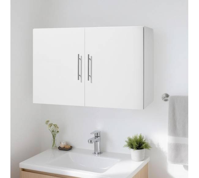 Baltas skalbyklos sieninis spintelė7