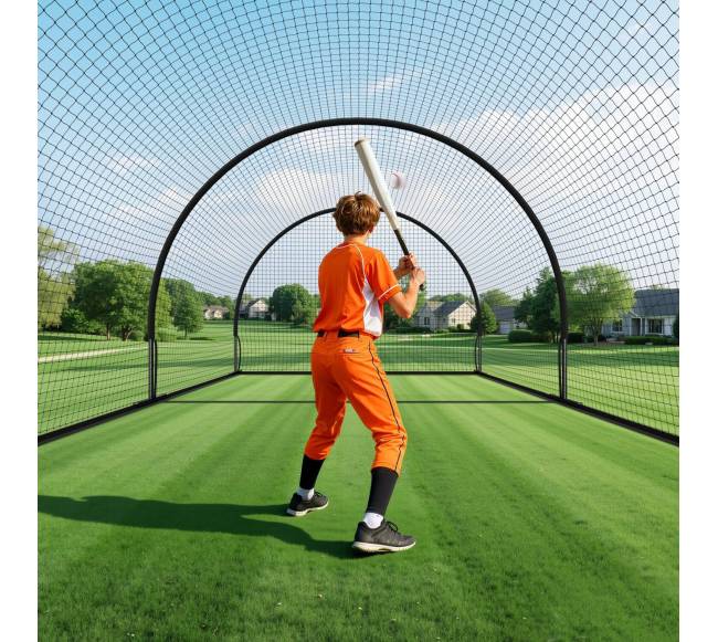 Nešiojama beisbolo treniruočių narvas7