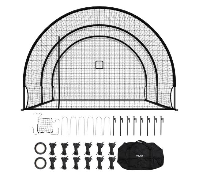 Nešiojama beisbolo treniruočių narvas8