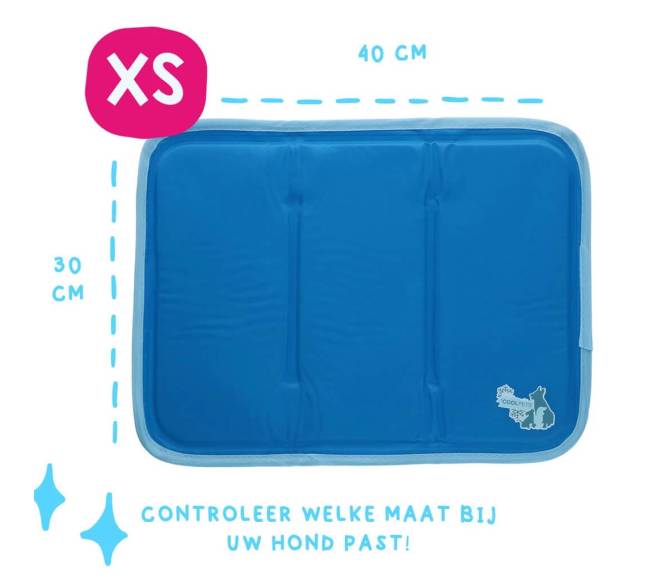 Vėsinantis kilimėlis mažiems šunims, CoolPets Premium Cooling Mat XS (40x30cm)2