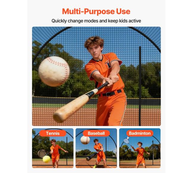 Beisbolo treniruočių narvas su tinklu5