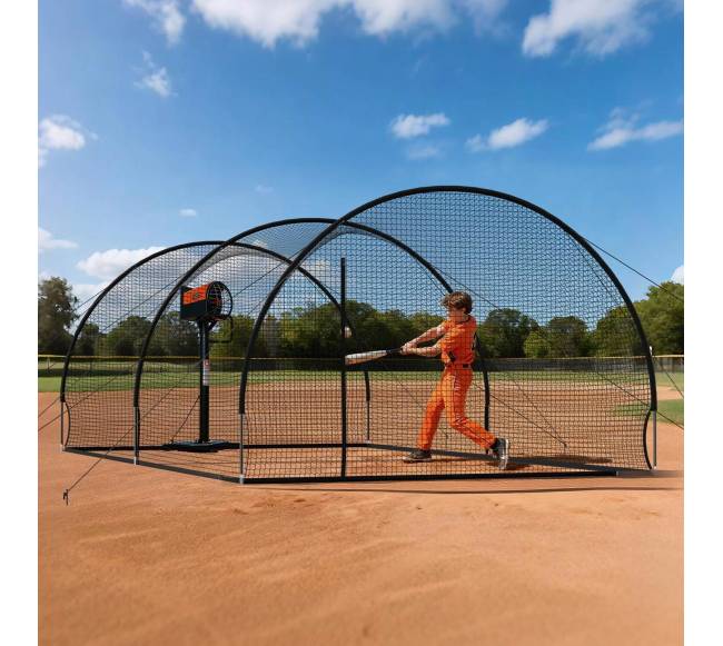 Beisbolo treniruočių narvas su tinklu7