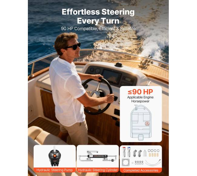 Hidraulinio vairavimo komplektas iki 90 AG1