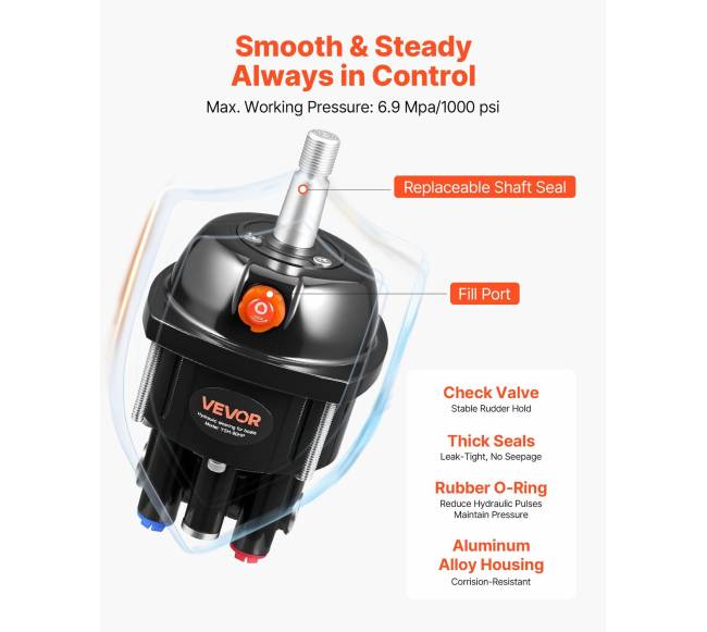 Hidraulinio vairavimo komplektas iki 90 AG2